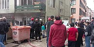 Tersane işçilerinin kaldığı evde yangın