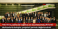 Vali Aktaştan Gebzede Yoğun Program: Muhtarlarla Buluştu, İncelemelerde Bulundu