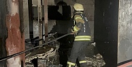 Yangında mermerit atölyesi kullanılamaz hale geldi