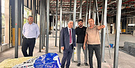 Yeni Hizmet Binasında Çalışmalar Tüm Hızıyla Sürüyor
