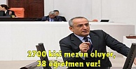 2700 kişi mezun oluyor,  38 öğretmen var!