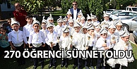 270 çocuk sünnet oldu