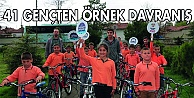 41 gençten örnek davranış