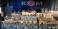 480 şişe kaçak içki ele geçirildi