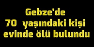 70 yaşındaki kişi evinde ölü bulundu