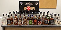 72 şişe kaçak alkol ele geçirildi
