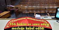 956 hakim ve savcı adayı mesleğe kabul edildi