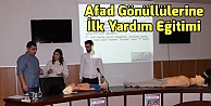 Afad Gönüllülerine İlk Yardım Eğitimi