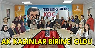 AK Kadınlar birinci oldu