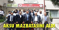 Aksu mazbatasını aldı