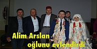 Alim Arslan oğlunu evlendirdi