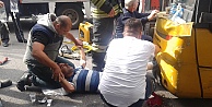 Ayağı Forklifte sıkıştı!