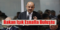 Bakan Işık, esnafla buluştu