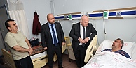 Başkan Bıyık, Taksim'deki patlamada yaralanan Ciroğlu'nu ziyaret etti