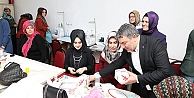 Başkan Şayir, KOMEK'li kadınları unutmadı