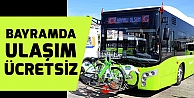 Bayramda ulaşım ücretsiz