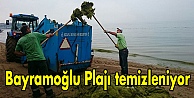 Bayramoğlu Plajı temizleniyor