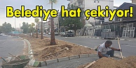 Belediye hat çekiyor!