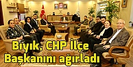 Bıyık, CHP İlçe Başkanını ağırladı
