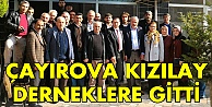 Çayırova Kızılay Derneklere gitti!