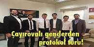 Çayırovalı gençlerden protokol turu!