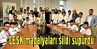 ÇESK madalyaları sildi süpürdü