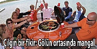 Çılgın bir fikir: Gölün ortasında mangal