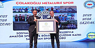 Çolakoğlu Metalurji Spor Kulübü'ne KASKF'den başarı plaketi