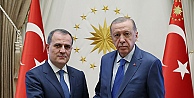 Cumhurbaşkanı Erdoğan, Azerbaycan Dışişleri Bakanı Bayramov'u Kabul Etti