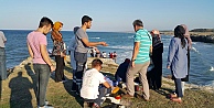 Denizde kaybolan iki kişi aranıyor