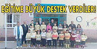 Eğitime büyük destek verdiler