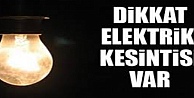 Elektrik Kesintisi Uyarısı