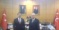 Erkan Azeri Devlet Bahçeli ile görüştü
