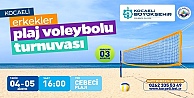 Erkekler Plaj Voleybolu Turnuvası Başlıyor