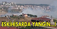 Eskihisar'da yangın!