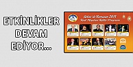 Etkinlikler devam ediyor