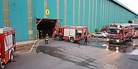 Galvaniz fabrikasında çıkan yangın hasara yol açtı