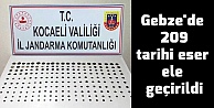 Gebze'de 209 tarihi eser ele geçirildi