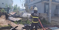Gebze'de Barakada Yangın Çıktı