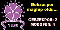 Gebzespor mağlup oldu!