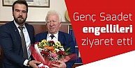 Genç Saadet engellileri ziyaret etti