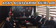 Hasan Soba aday adaylarını ağırladı