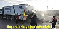 Haşerelerle yoğun mücadele!