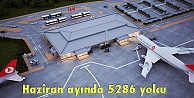 Haziran ayında 5286 yolcu