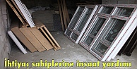 İhtiyaç sahiplerine inşaat yardımı