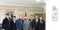 İLK-ÇEV İzcilik Kulübü, Kaymakam Mehmet Arslan'ı ziyaret etti