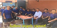 İşçilere sürpriz ziyaret!