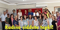 Kadına şiddete tepki!