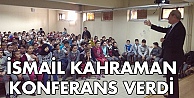 Kahraman konferans verdi