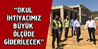 Kaymakam Güler okul inşaatlarını inceledi